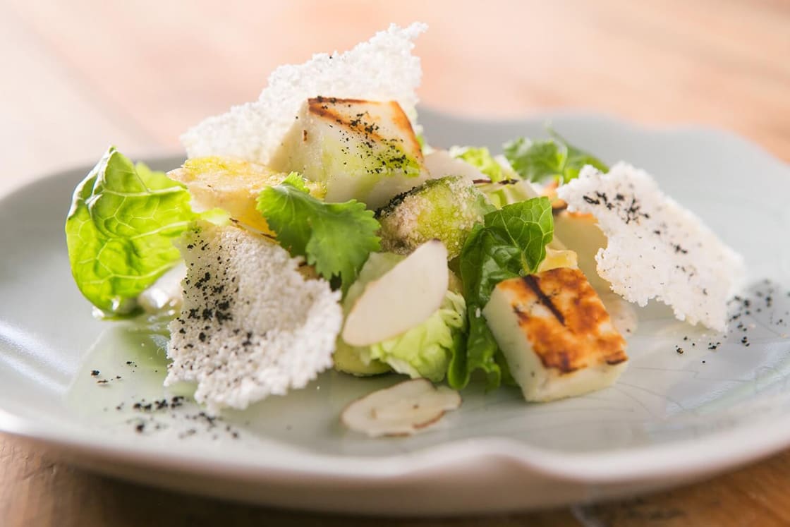 Crunchy Avocado and Fresh Buffalo Mozzarella Salad