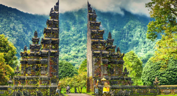 Indonesia Bali Temple Entrance