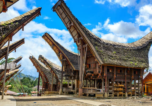temple in a sunny day in indonesia