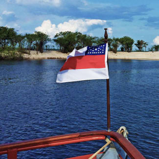 Bow of a boat