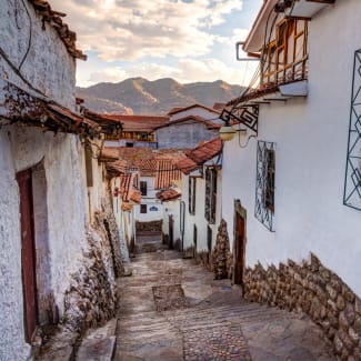 Traditional neighborhood of San Blas in Cusco City