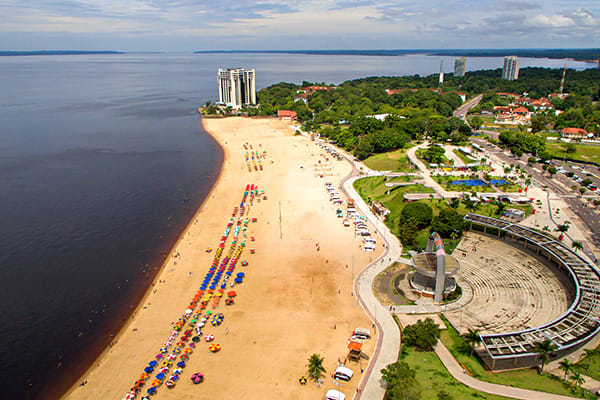 Manaus beach rio negro
