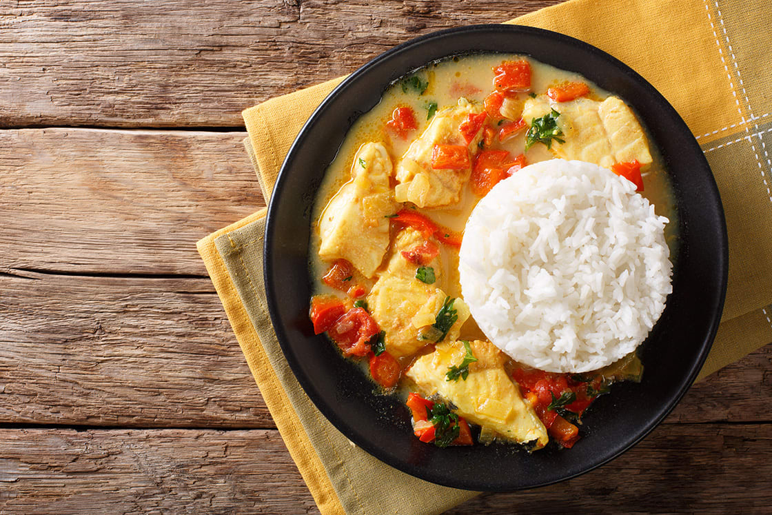 Pescado Encocado Or Fish With Coconut Sauce