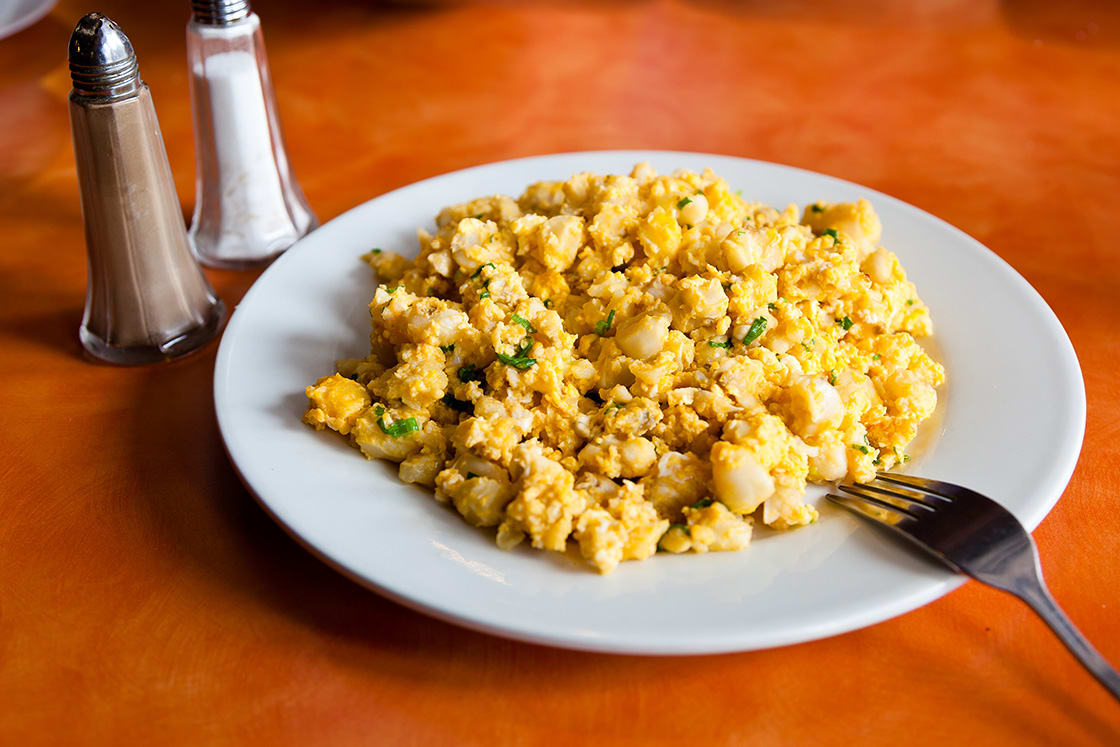 "Mote Pillo" A Variety Of Corn Cooked And Seasoned With