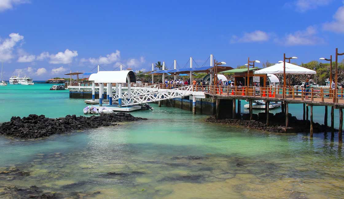 Pier in Galapagos town