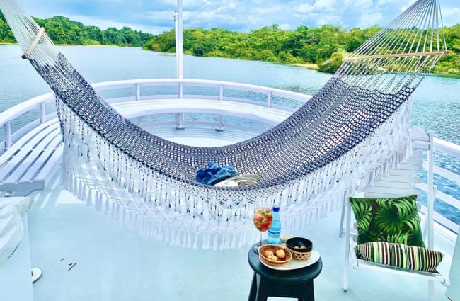 Hammock on the deck