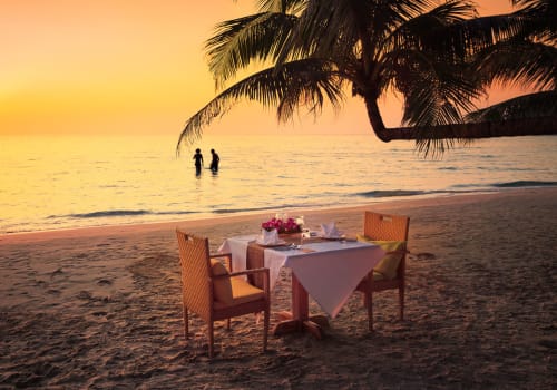 dinner at the beach