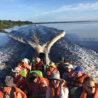 People in the skiff