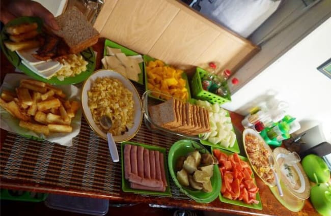 Breakfast buffet
