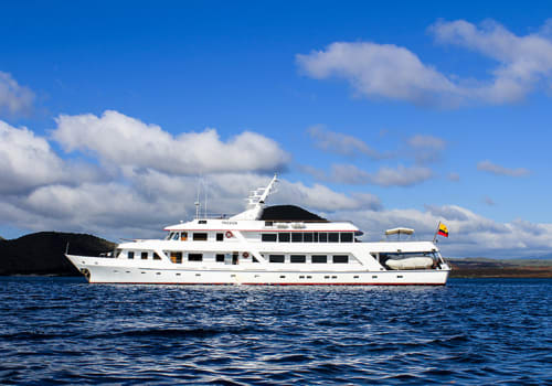 Exterior Of The Passion Yacht, Galapagos