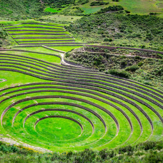 Moray Archaeological Site at the Sacred Valley