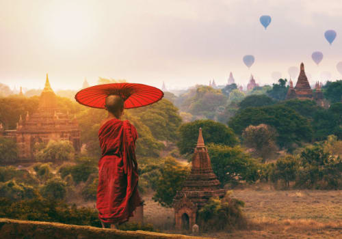 Buddhism child monk in Bagan