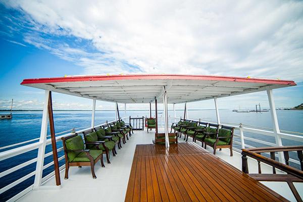 Tucano's 7-Day Cruise Itinerary Day Four - Views from the top deck.