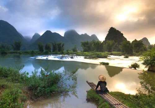 Local fisherman in the northern Vietnam