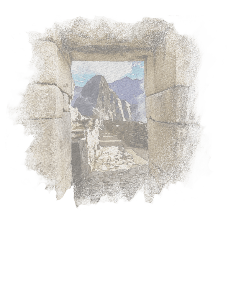Machu Picchu Sketch